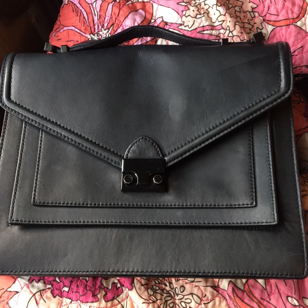 Loeffler Randall minimal Rider leather bag